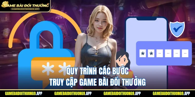 Thao tác chi tiết đầy đủ để truy cập thành công